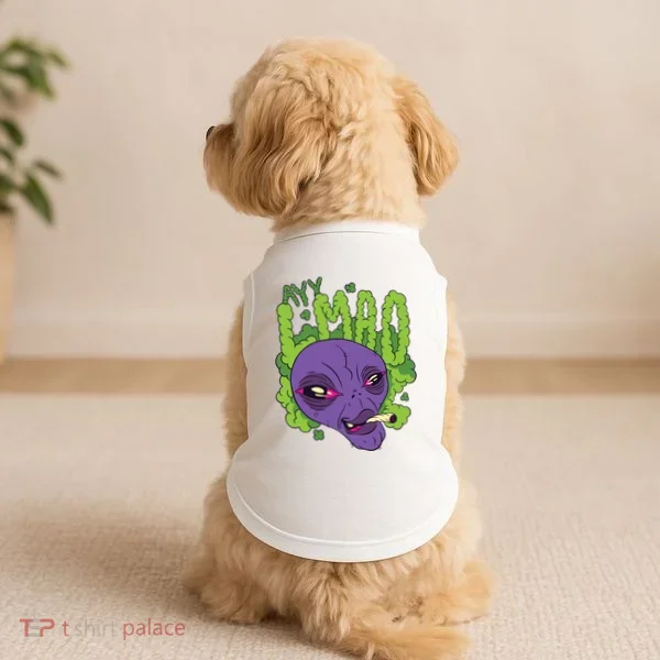 Ayy Lmao Marijuana Alien Doggie Tank
