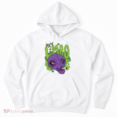 Ayy Lmao Marijuana Alien Hoodie