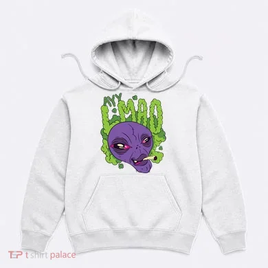 Ayy Lmao Marijuana Alien Hoodie