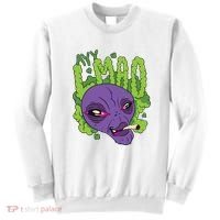 Ayy Lmao Marijuana Alien Sweatshirt thumb 0