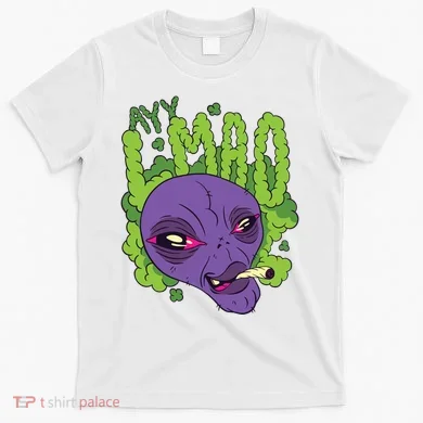 Ayy Lmao Marijuana Alien T-Shirt