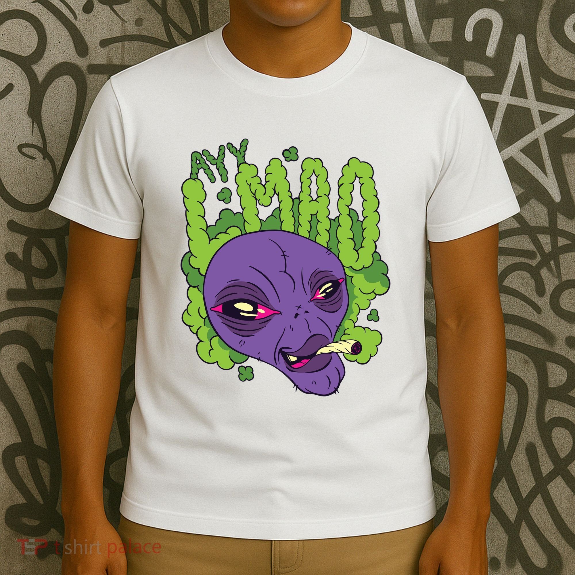 Ayy Lmao Marijuana Alien T-Shirt
