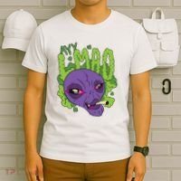 Ayy Lmao Marijuana Alien T-Shirt thumb 6