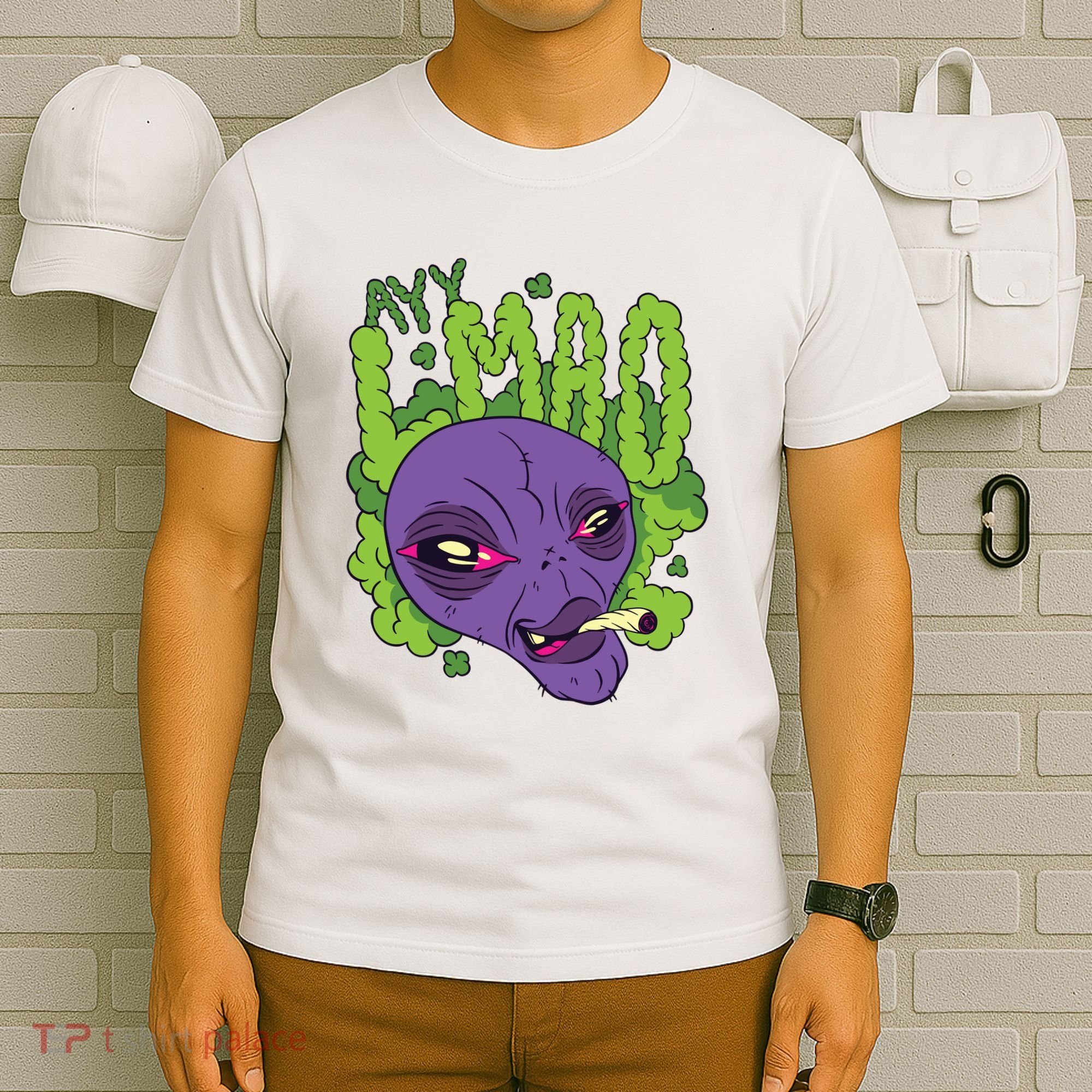 Ayy Lmao Marijuana Alien T-Shirt