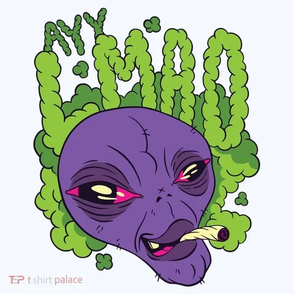 Ayy Lmao Marijuana Alien Bucket Hat