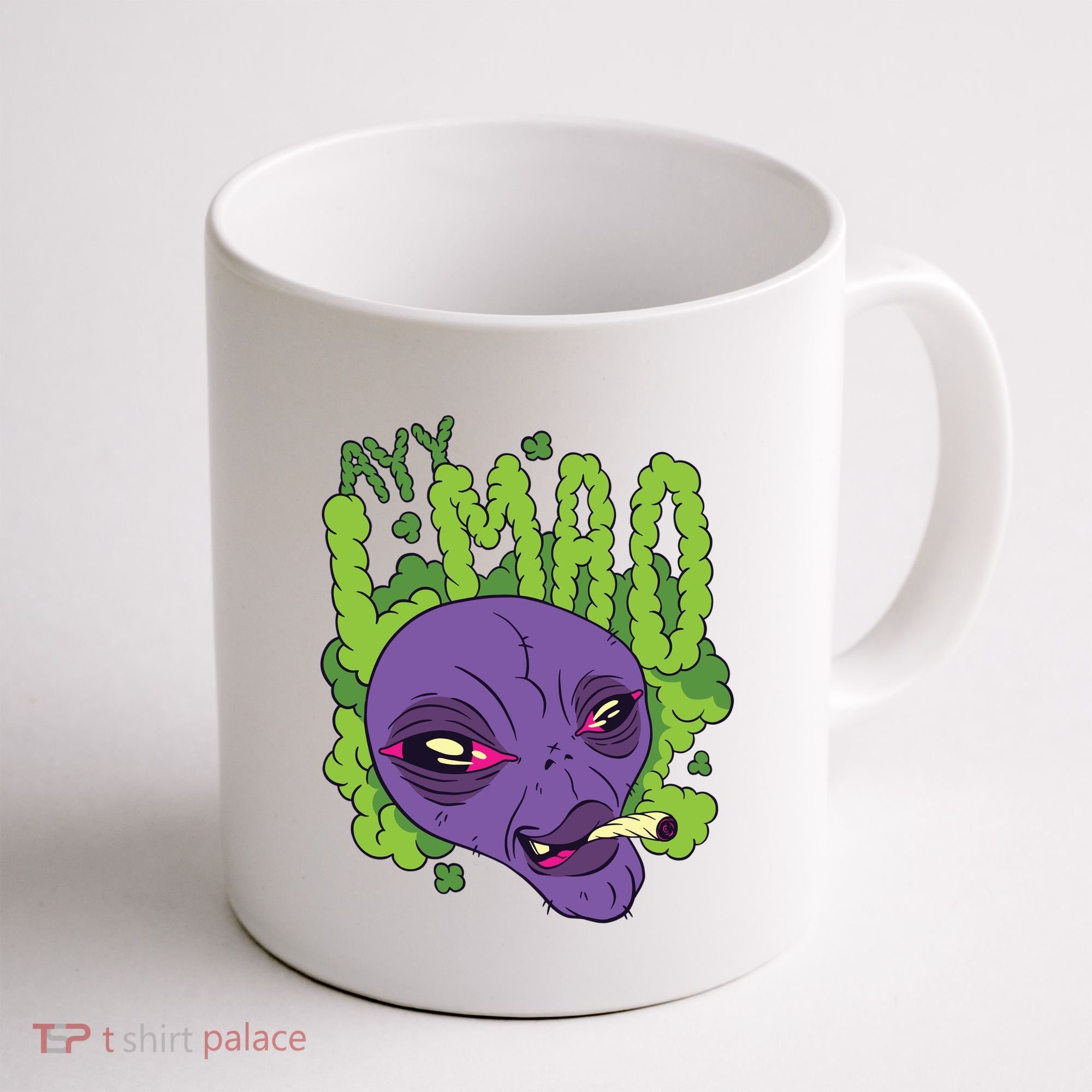 Ayy Lmao Marijuana Alien Coffee Mug