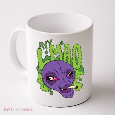 Ayy Lmao Marijuana Alien Coffee Mug