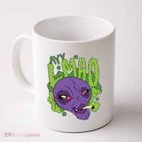 Ayy Lmao Marijuana Alien Coffee Mug thumb 0