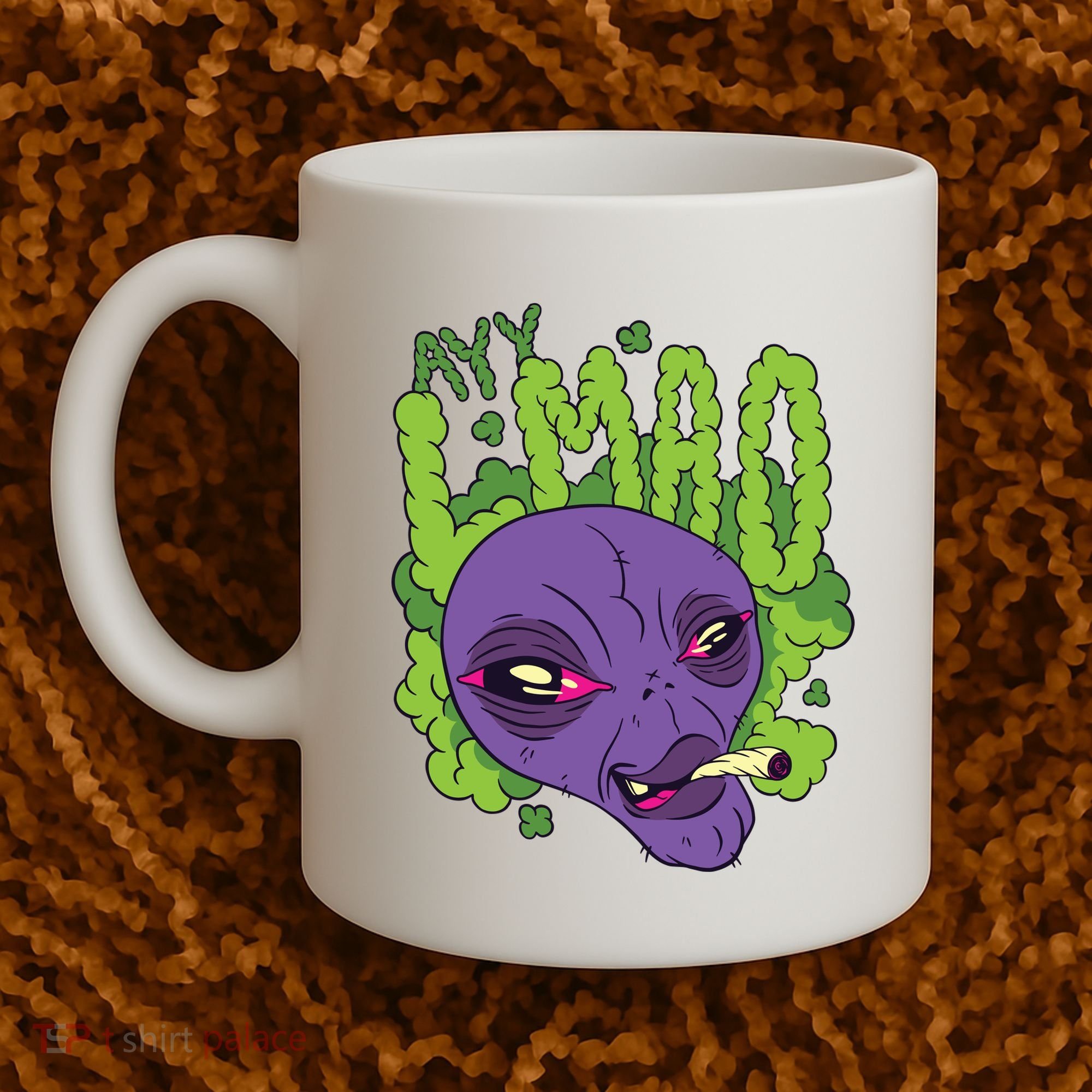 Ayy Lmao Marijuana Alien Coffee Mug