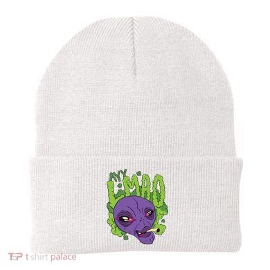 Ayy Lmao Marijuana Alien Beanie