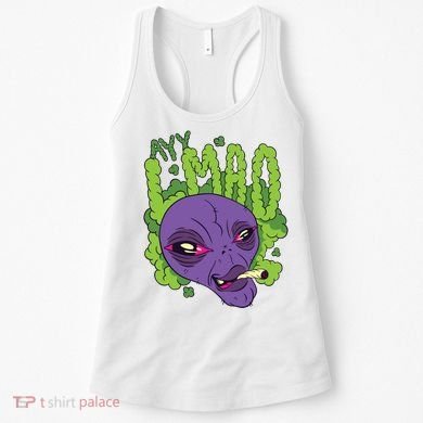 Ayy Lmao Marijuana Alien Women's Tank Top