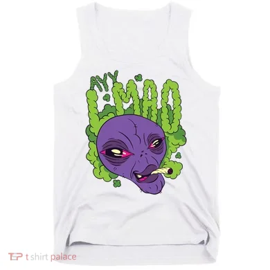 Ayy Lmao Marijuana Alien Tank Top