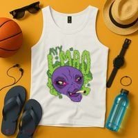 Ayy Lmao Marijuana Alien Tank Top thumb 4