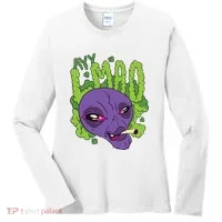 Ayy Lmao Marijuana Alien Women's Long Sleeve Shirt thumb 0