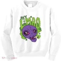 Ayy Lmao Marijuana Alien Kids Sweatshirt thumb 0
