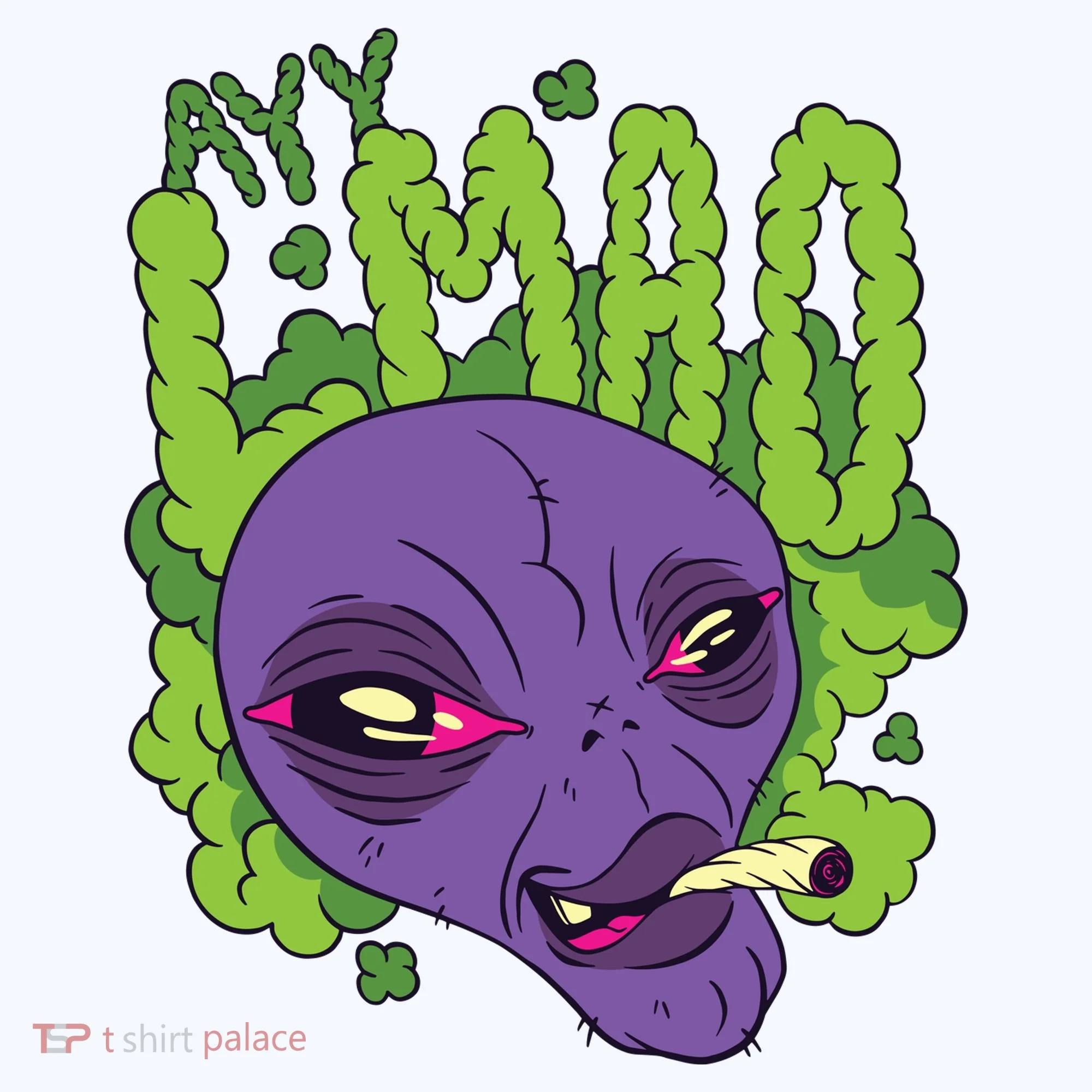 Ayy Lmao Marijuana Alien Kids Sweatshirt