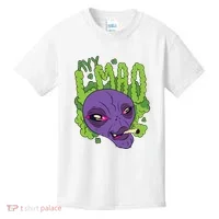 Ayy Lmao Marijuana Alien Kids T-Shirt thumb 0