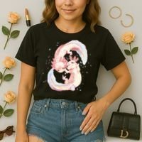 Axolotl Ying Yang Comfort Colors Boxy T-Shirt thumb 2