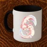 Axolotl Ying Yang Coffee Mug thumb 2