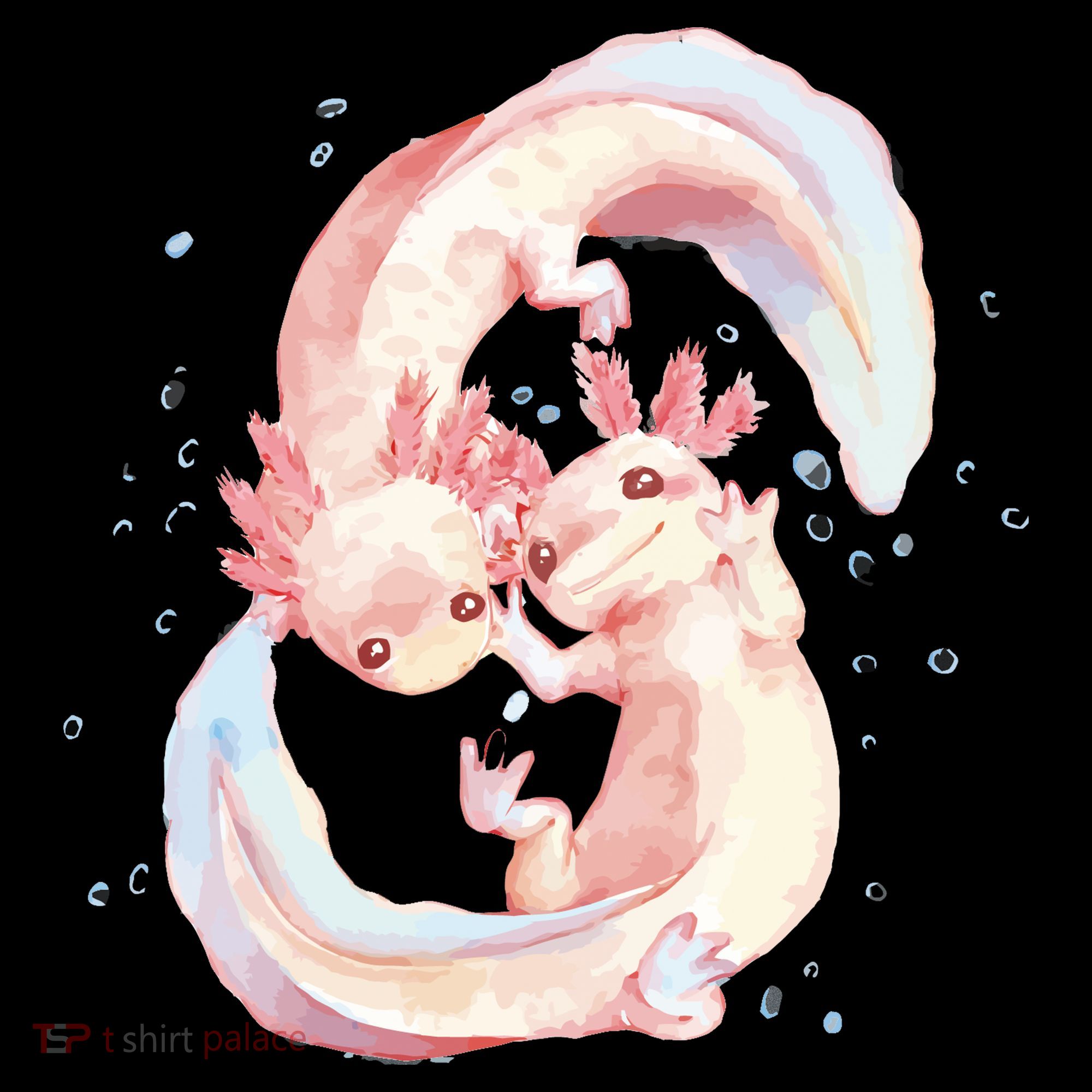 Axolotl Ying Yang Coffee Mug