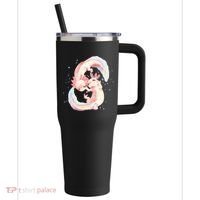 Axolotl Ying Yang 40oz Vacuum Insulated Stainless Steel Travel Tumbler thumb 0