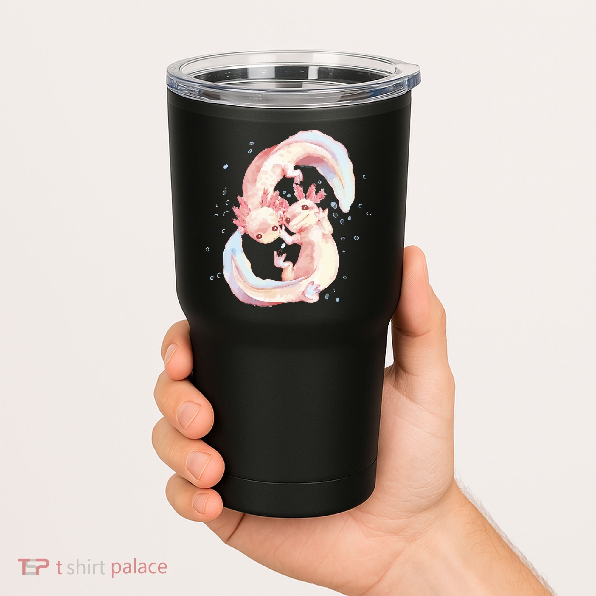 Axolotl Ying Yang Tumbler