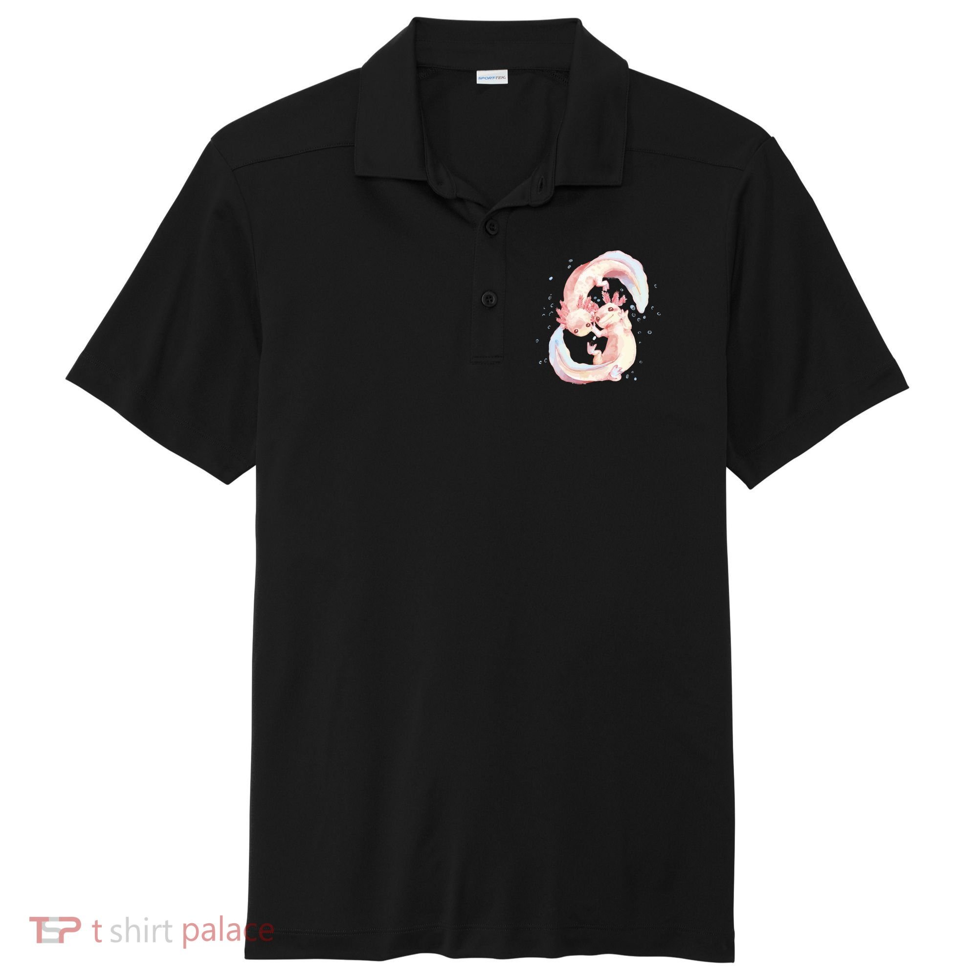 Axolotl Ying Yang Sport-Tek Posi-UV Pro Polo