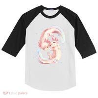 Axolotl Ying Yang Kids Colorblock Raglan Jersey thumb 0