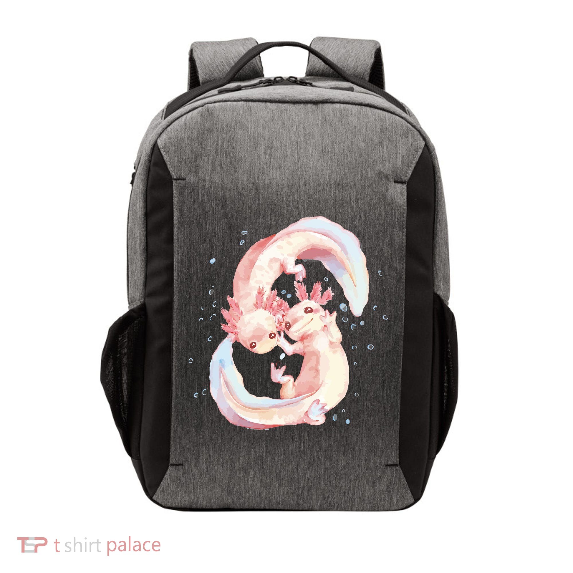 Axolotl Ying Yang Vector Backpack