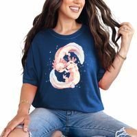 Axolotl Ying Yang Comfort Colors T-Shirt thumb 0
