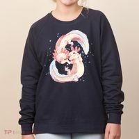 Axolotl Ying Yang Women's Sweatshirt thumb 0