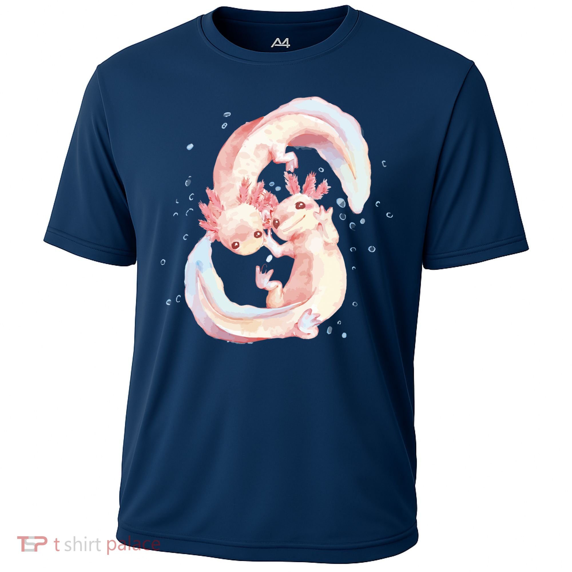 Axolotl Ying Yang Cooling Performance Crew T-Shirt