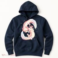 Axolotl Ying Yang Hoodie thumb 0