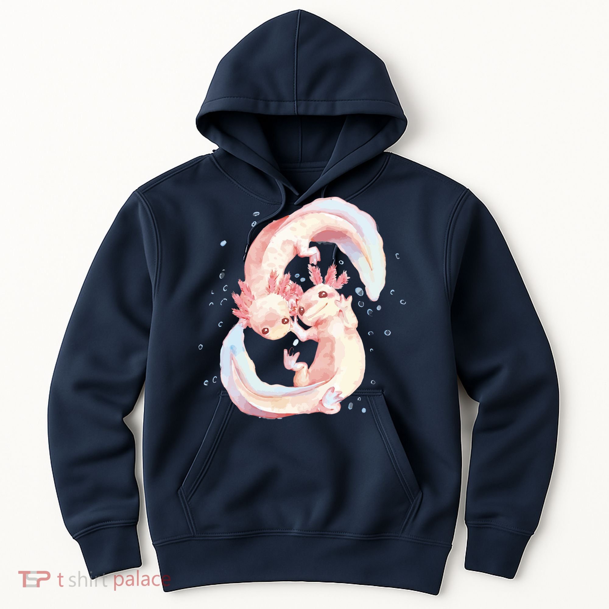 Axolotl Ying Yang Hoodie