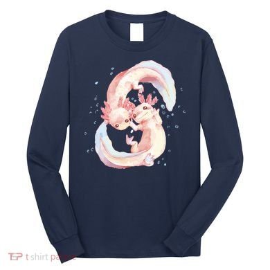 Axolotl Ying Yang Long Sleeve Shirt