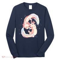 Axolotl Ying Yang Long Sleeve Shirt thumb 0