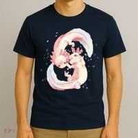 Axolotl Ying Yang T-Shirt thumb 3