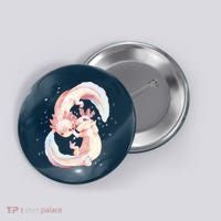 Axolotl Ying Yang Button thumb 0