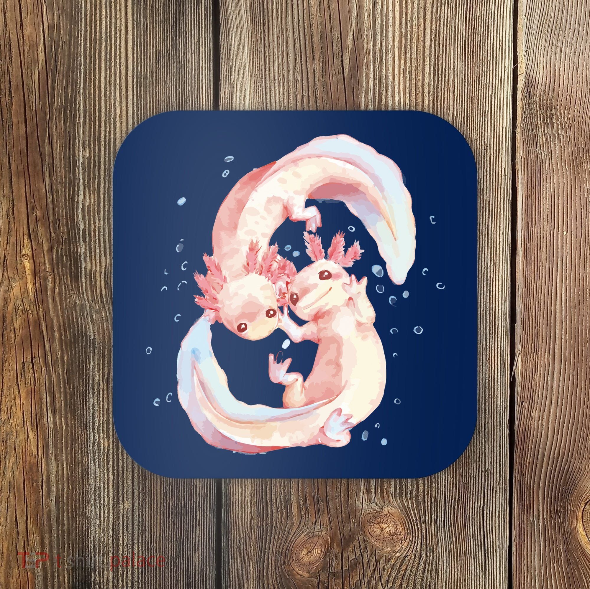 Axolotl Ying Yang Coaster