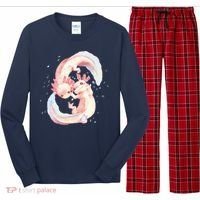 Axolotl Ying Yang Long Sleeve Pajama Set thumb 0