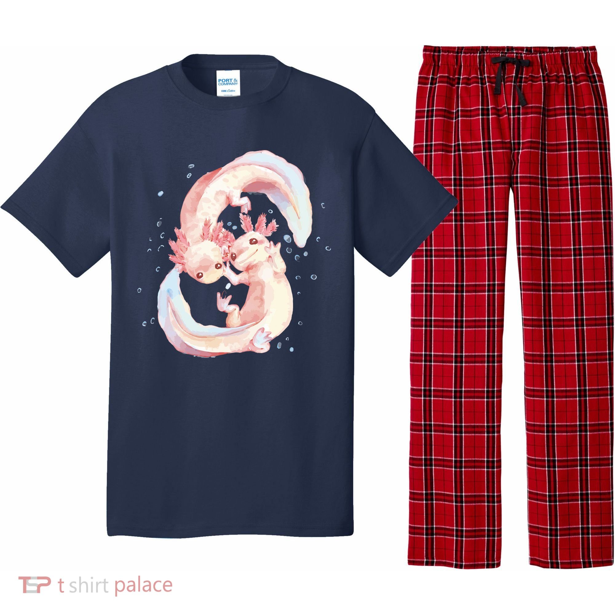 Axolotl Ying Yang Pajama Set