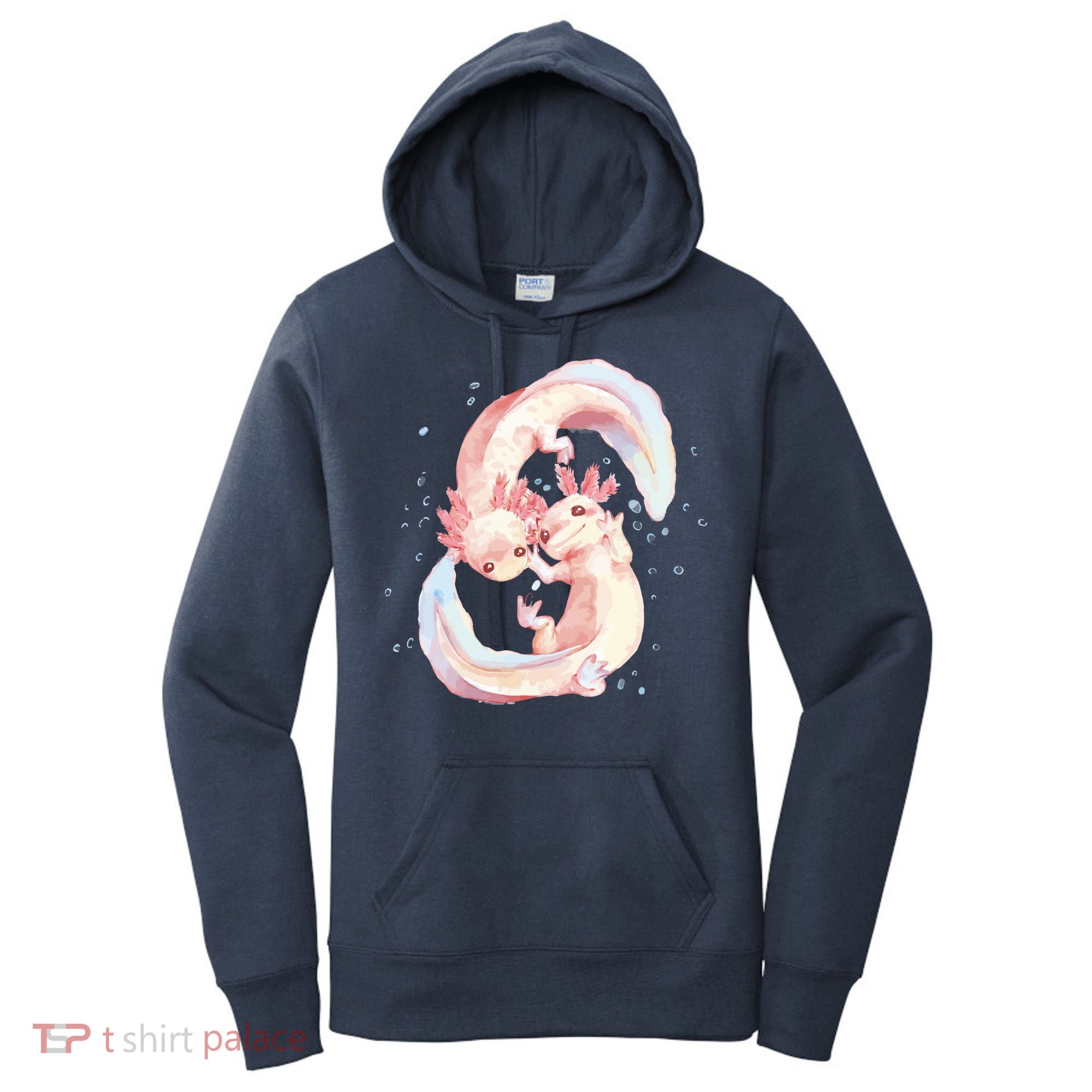 Axolotl Ying Yang Women's Hoodie