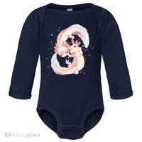 Axolotl Ying Yang Baby Long Sleeve Bodysuit thumb 0