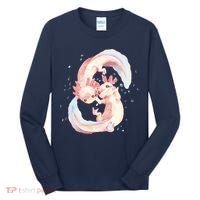 Axolotl Ying Yang Tall Long Sleeve Shirt thumb 0
