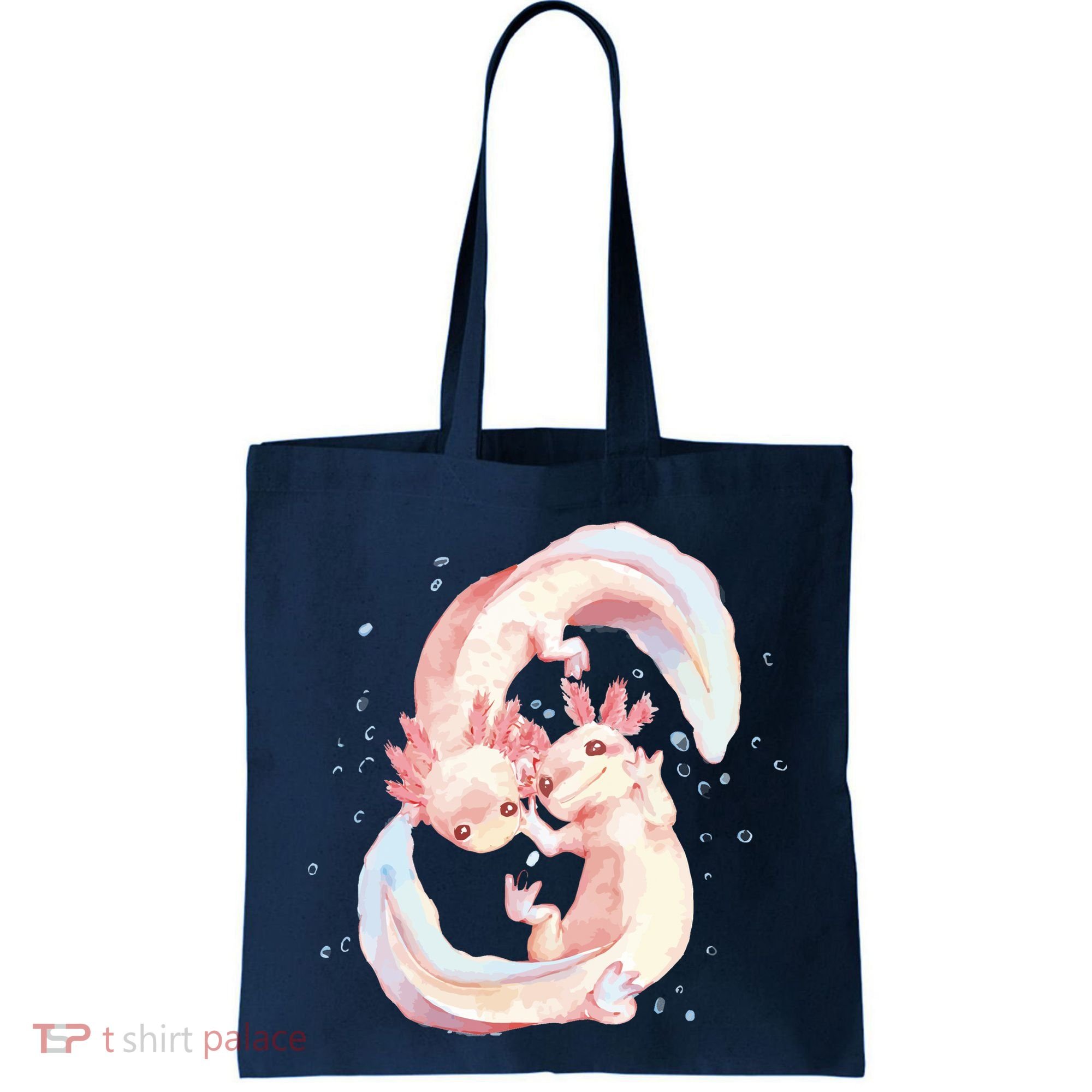 Axolotl Ying Yang Tote Bag