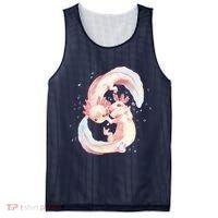 Axolotl Ying Yang Mesh Reversible Basketball Jersey Tank thumb 0
