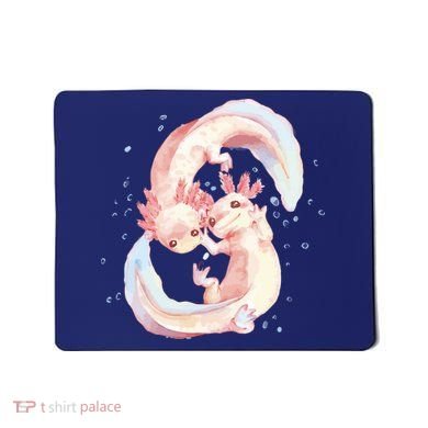 Axolotl Ying Yang Mousepad