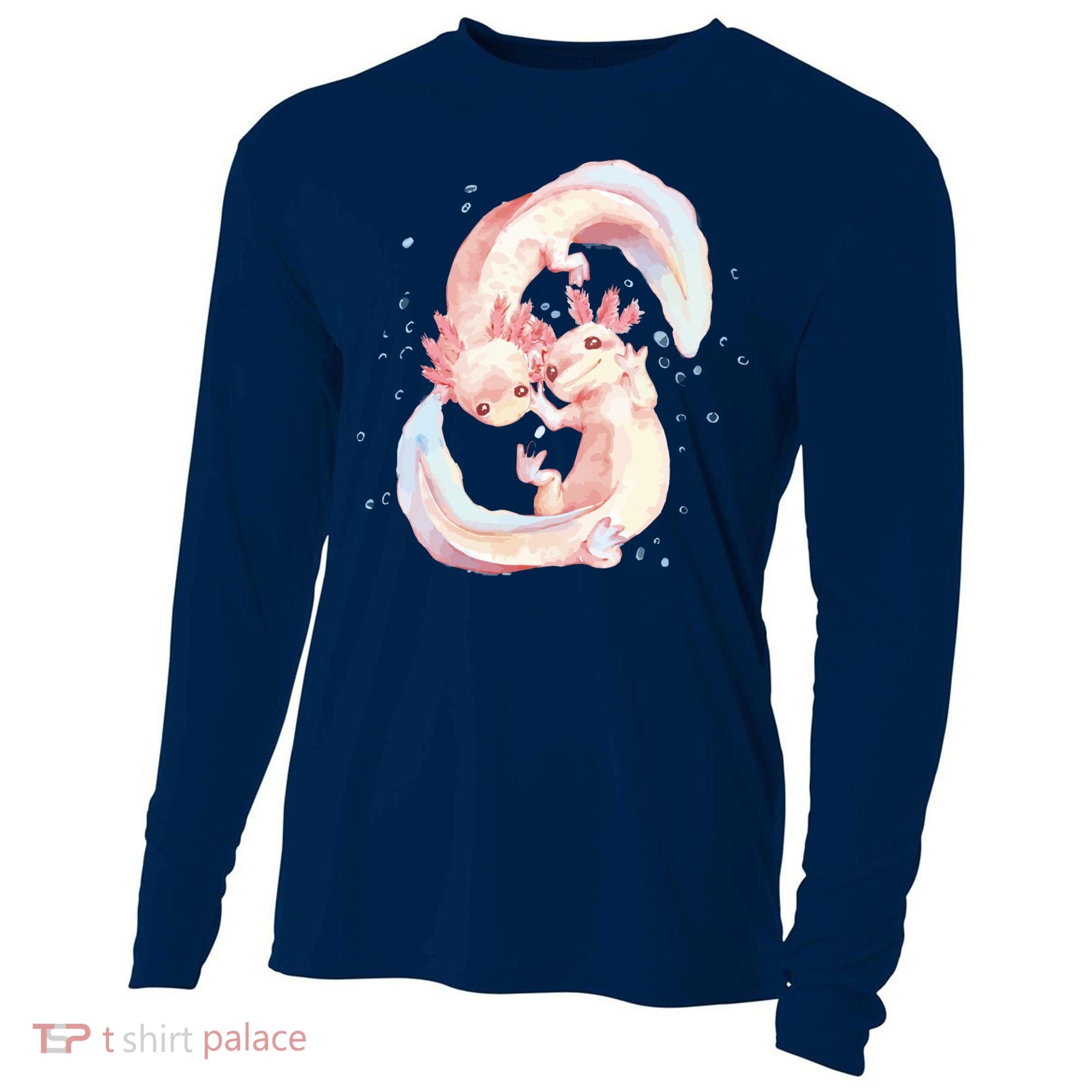 Axolotl Ying Yang Cooling Performance Long Sleeve Crew