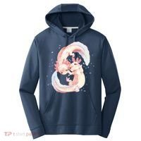 Axolotl Ying Yang Performance Fleece Hoodie thumb 0
