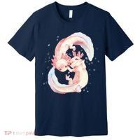 Axolotl Ying Yang Premium T-Shirt thumb 0